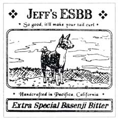 Label for Basenji Bitters