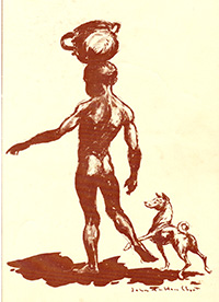 Lithographs of basenjis by John Fulton Short