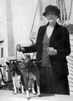 Lady Helen Nutting on shipboard