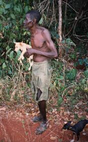 Posi in Africa.